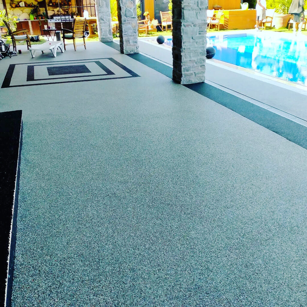taş zemin kaplama stone carpet
